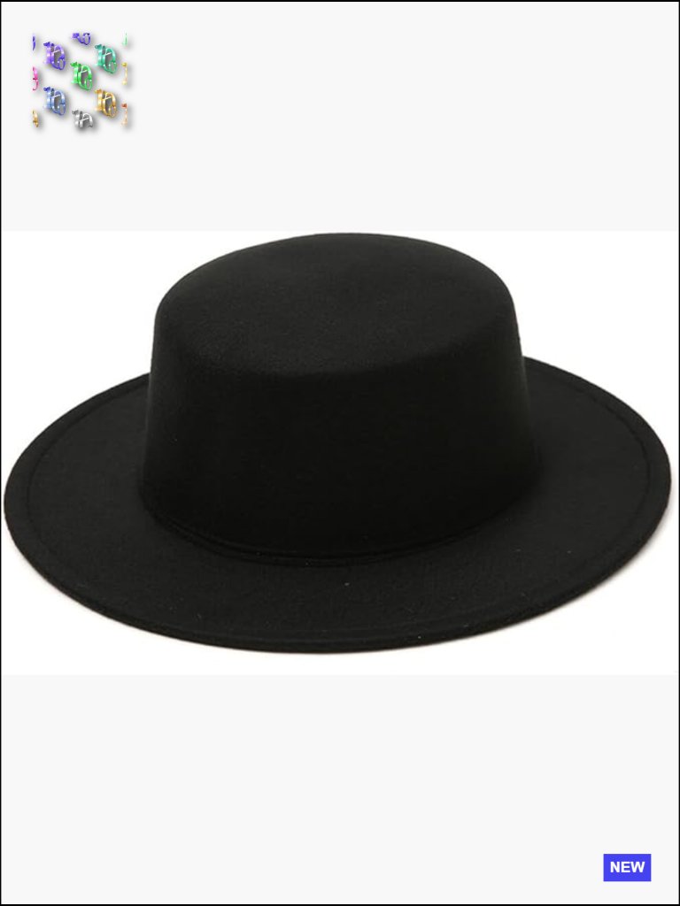 Classic Fedora Hat Wide Brim Panama Style Jazz Cap Unisex Wedding Party